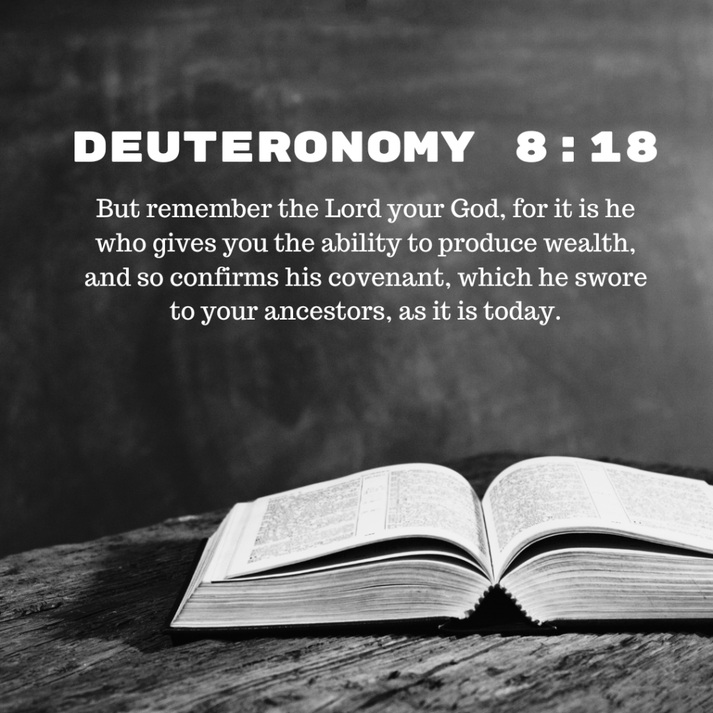 Deuteronomy 8:18